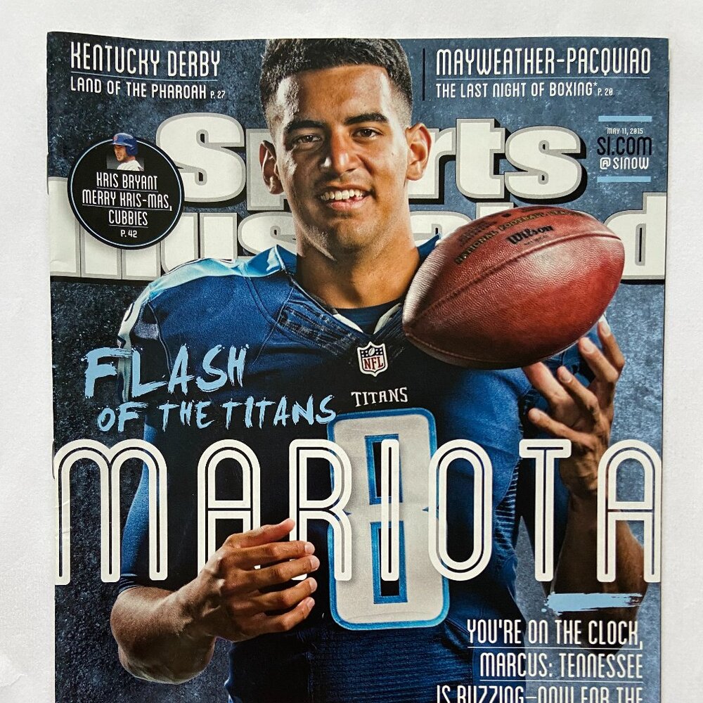 Sports Illustrated Magazine 5/11/2015 Marcus Mariota Cover With Label